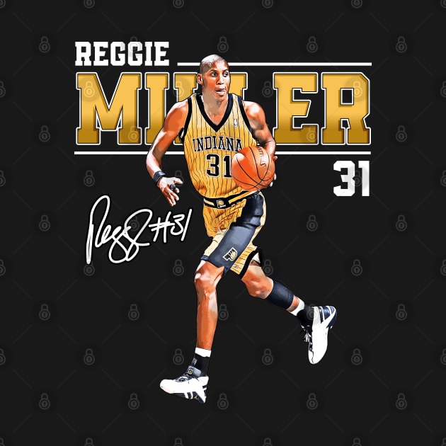 Reggie Miller Choke Sign Basketball Legend Signature Vintage Retro 80s 90s Bootleg Rap Style by CarDE