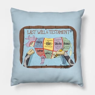 Cow Will & Testament Pillow