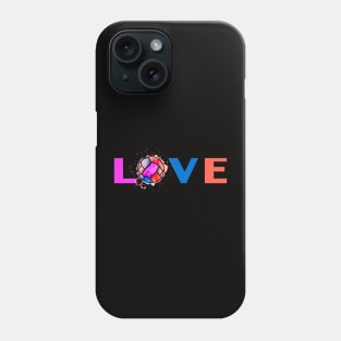 Love football abstract art Phone Case