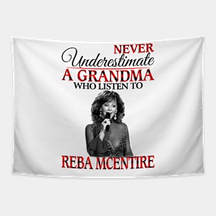 Never Underestimate a Grandma Who Listens To Reba Music Tapestry