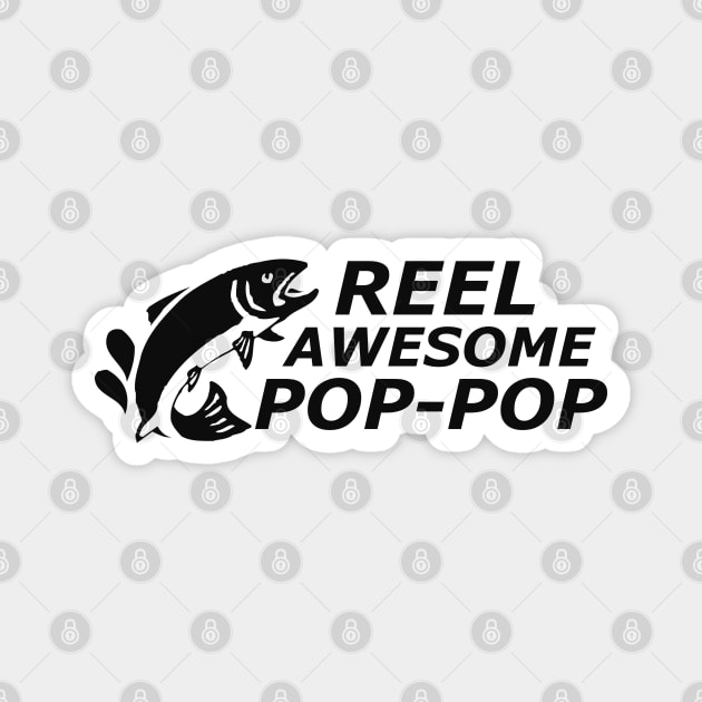 Fishing Pop Pop - Reel Awesome Pop - Pop Magnet by KC Happy Shop