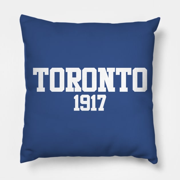 Toronto 1917 Pillow by GloopTrekker