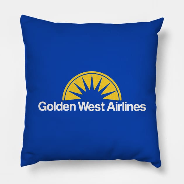 Golden West Airlines Pillow by Turboglyde