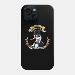 The Distinguished Duck Gentleman Phone Case