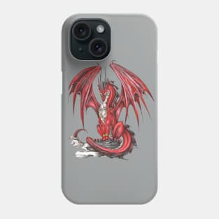 Majestic Red Dragon Phone Case