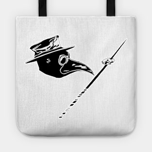 Black Plague Doctor Tote