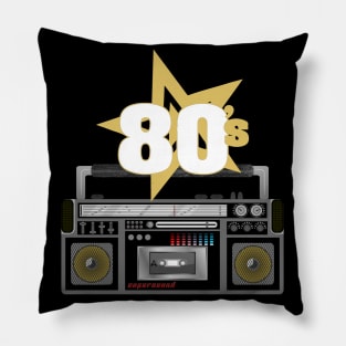 80s Retro Pillow