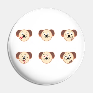 emoji dogs family Pin