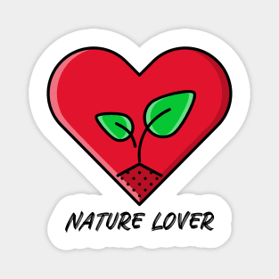 Nature Lover - Heart Magnet