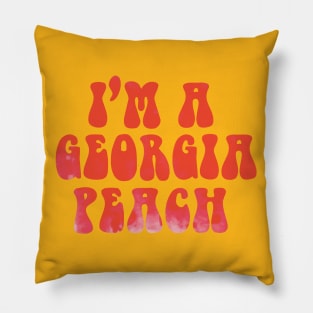 Georgia Peach Pillow