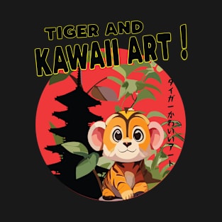 Go Get 'Em Tiger Kawaii T-Shirt