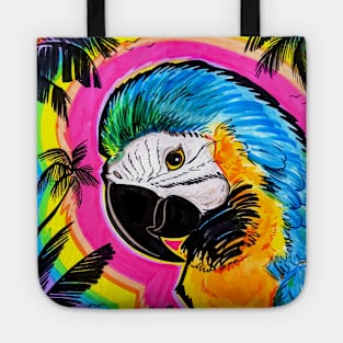 Petree the Blue and Gold Macaw Tote