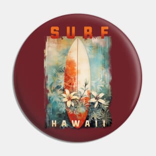 Surf Hawaii Pin