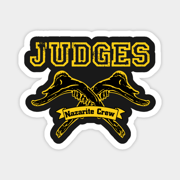 Judge New York Crew Parody Judges Hardcore Punk Magnet by thecamphillips