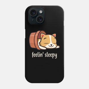 Cute Cat feeling sleepy Kitten Sleep tired Cats Phone Case