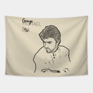 George Michael | Stay cool | White Tapestry