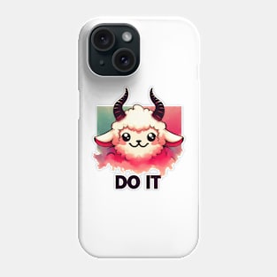 Funny Evil Lamb Quote Do It Phone Case