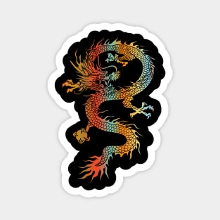 Japanese Dragon Vintage Demon Retro 104 Magnet