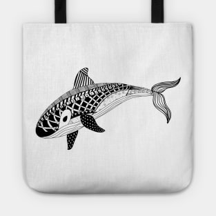 Whale pattern Tote