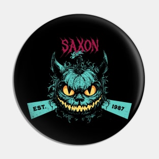 Ferocious Monster Saxon Pin