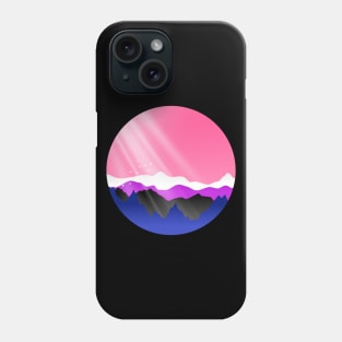 Genderfluid Sunrise Mountains Landscape Phone Case