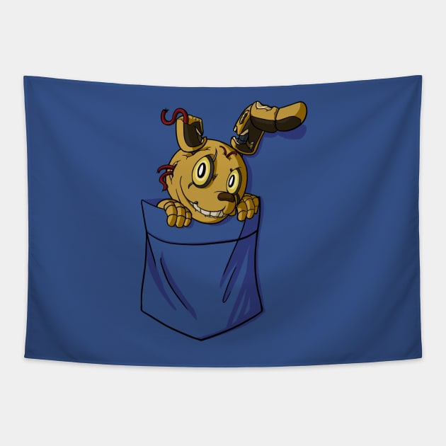 Springtrap In My Pocket -ORIGINAL- Tapestry by TerraTerraCotta