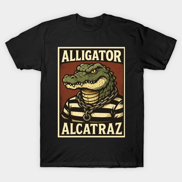 Alligator Alcatraz retro