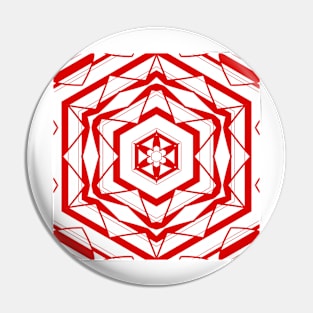 Simply red and white 2 Pin