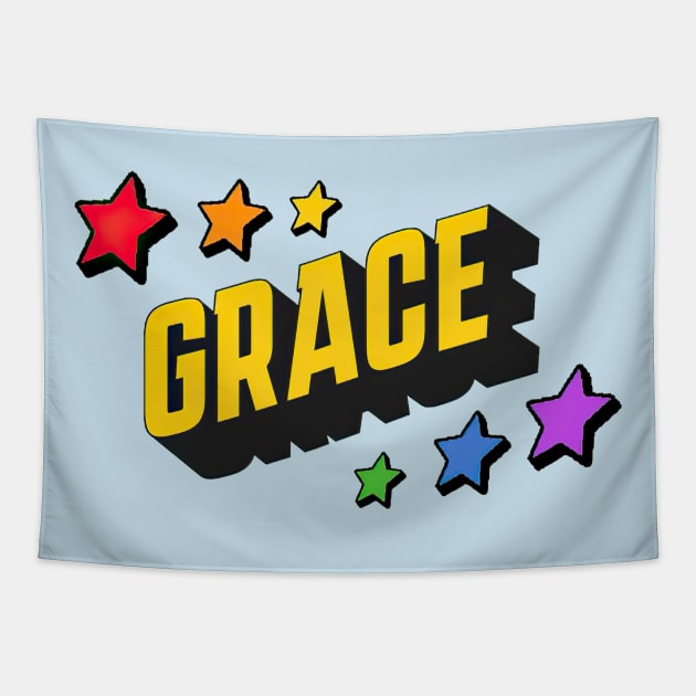 Grace- Personalized style Tapestry by Jet Design