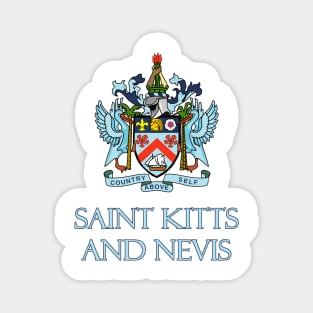 Saint Kitts and Nevis - Coat of Arms Design Magnet