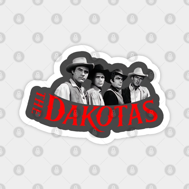 The Dakotas - Group - 60s Tv Western T-Shirt Magnet by wildzerouk