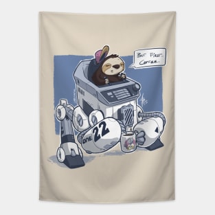 Coffee Bot Tapestry