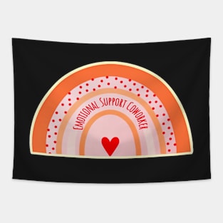 cute emotional support coworker workplace funny for friends Tapestry