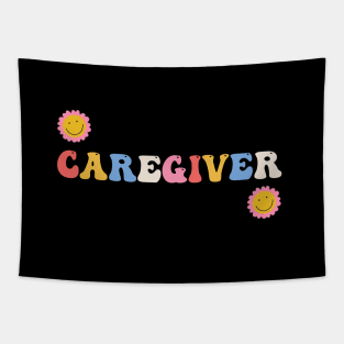 Caregiver Flowers Caregiving Tapestry