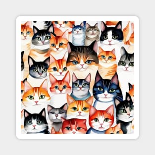 cute cats pattern gift Magnet