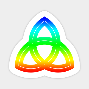 Interlaced Double Triquetra Magnet