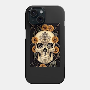 Australiana Sugar Skull v2 Phone Case