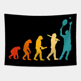 Human Evolution - Tennis! Tapestry