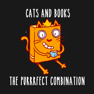 Cats And Books T-Shirt