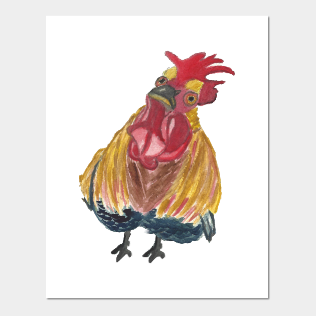 Franklin the Rooster Funny Chicken Design - Rooster - Posters and Art Prints | TeePublic Franklin the Rooster Funny Chicken Design - Rooster - Posters and Art Prints | TeePublic