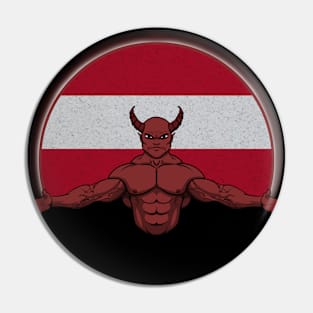 Devil Austria Pin