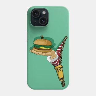 Zip Check: Elf's Christmas Burger Delight Phone Case