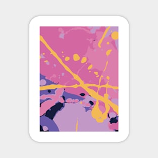 Colorize Me Abstract Painting Magnet