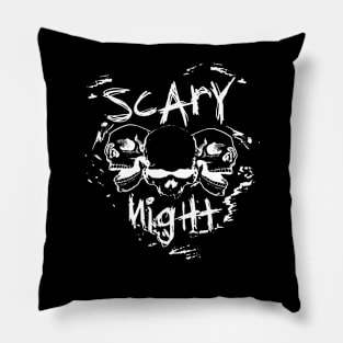 scary night Pillow