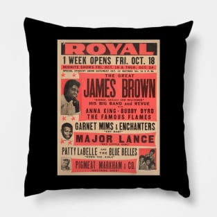 SOUL CONCERT ROYAL JAMES BROWN Pillow