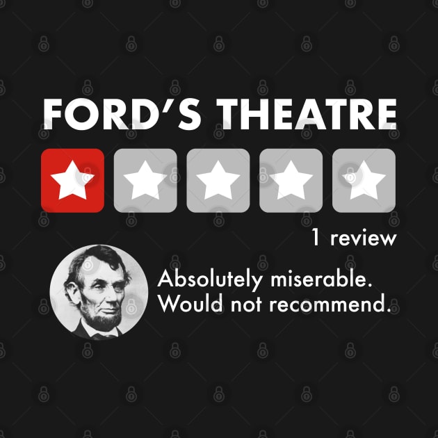 Ford's Theatre Review by PopCultureShirts