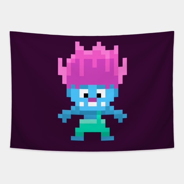 Troll Jump Tapestry by Pushloop