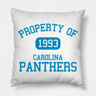 Property of Carolina Panthers Pillow