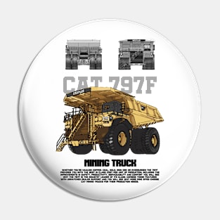 Mining truck 797F Pin