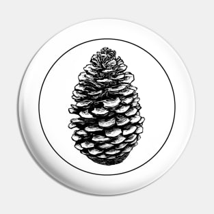 Pinecone - Black Pin